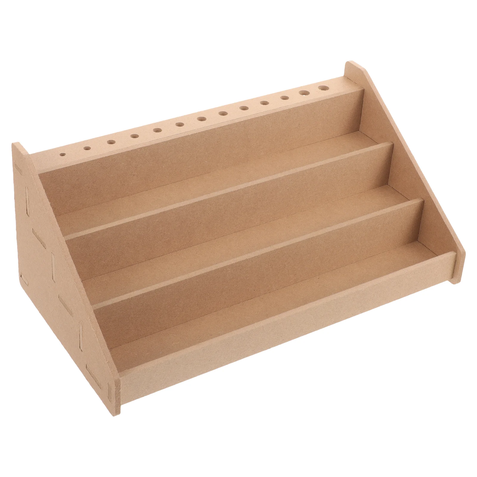 

3 Layers Paint Organizer Paint Brush Holder Wooden Paints Bottles Rack Oil Paint Tubes Ink Bottle Tool Storage