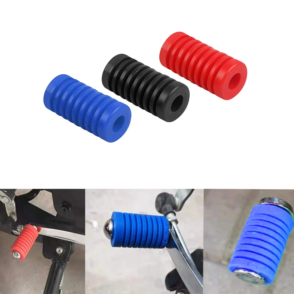 8mm Motorcycle Gear Lever Foot Pad Pedal Rubber Cover Universal Pedal Cover Suitable for Yamaha Suzuki Kawasaki Honda pedal cover