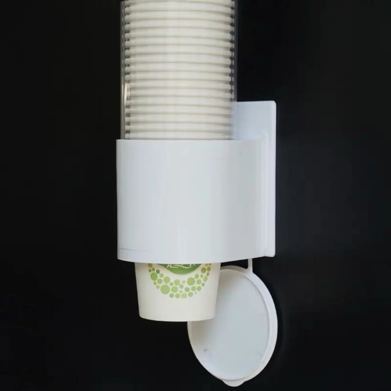 Disposable Paper Cup Dispenser Wall-mounted Plastic Water Dispenser Cup Holder Container Paper Frame Home Organizer cup storage holder paper cup dispenser