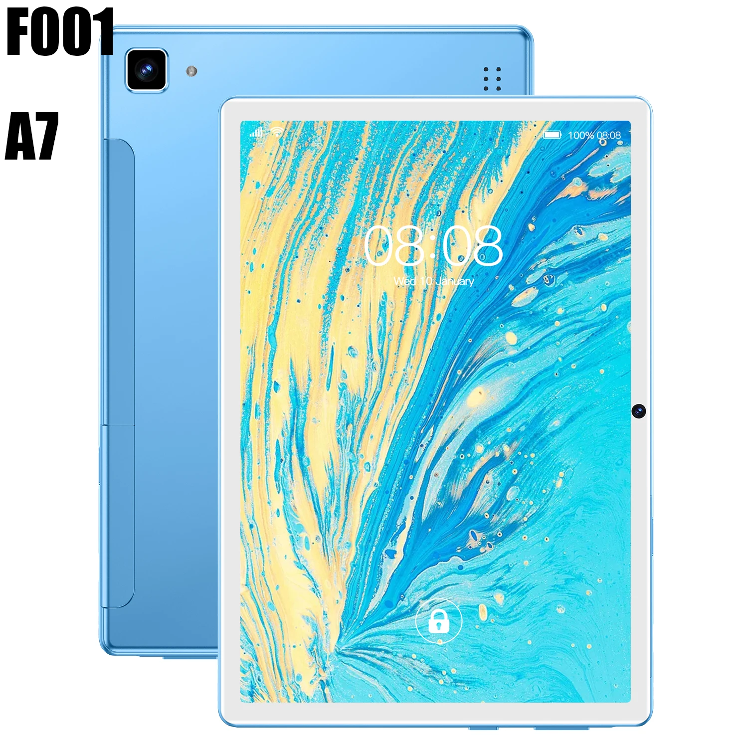 2022 New A7 Tablet PC 8.0 Inch 12GB 512GB Dual SIM Android 10 16+32MP WIFI Global Version Laptop Google Play GPS 5G Netbook best gaming tablet Tablets