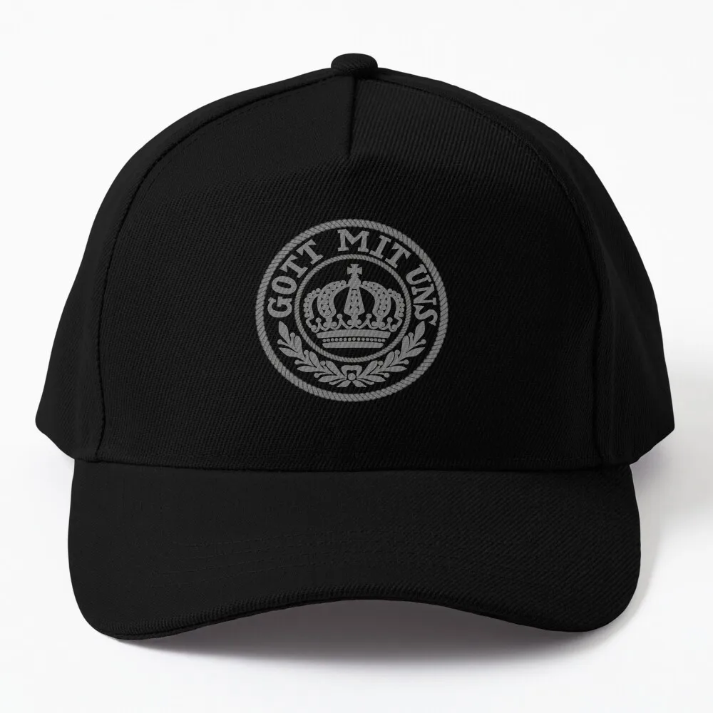 

GOTT MIT UNS SILVER Baseball Cap Luxury Brand Vintage Fashion Beach Cap Men's Women's