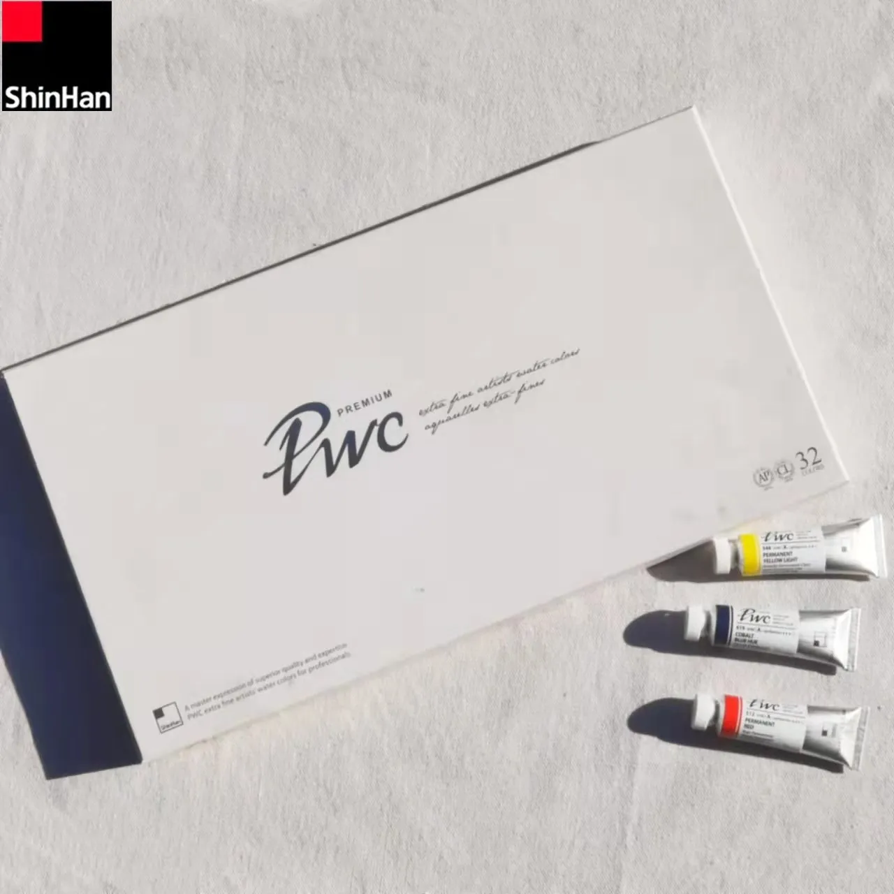 Korean original SHINHAN artist watercolor set PWC series transparent Acuarela 15ml 32 color painting paint art supplies