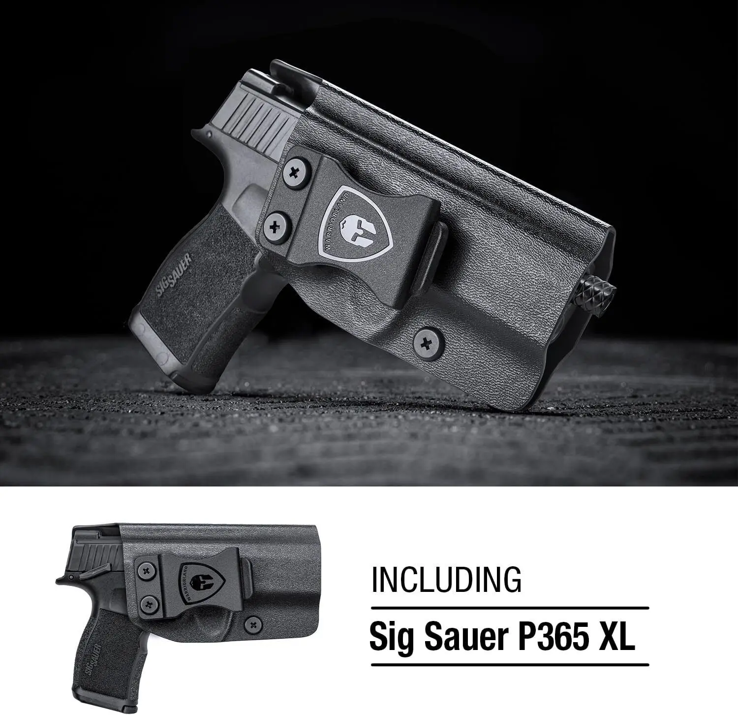 Only P365XL Holster, IWB Kydex Holster Tailored Fit: Sig Sauer P365 XL 9mm Pistol right hand 2