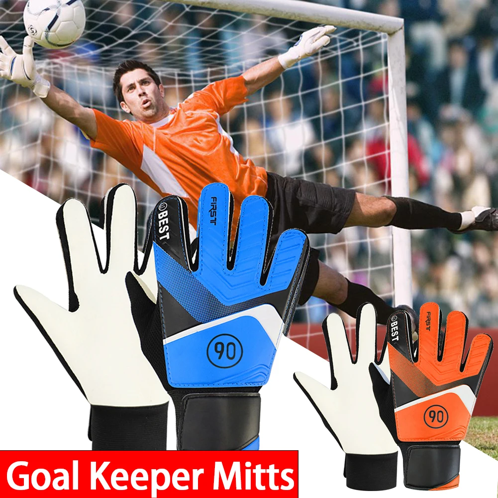Kids Soccer Football Goalkeeper Gloves Latex Portable AntiSlip