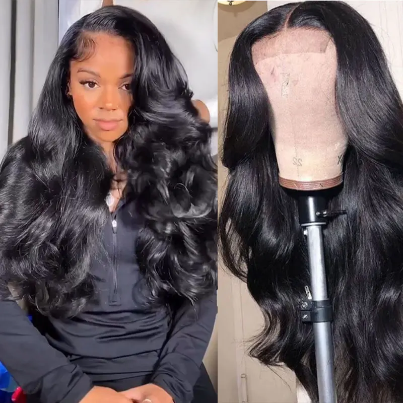 

13x6 Transparent Body Wave Lace Front Human Hair Wigs Brazilian 250% Density Loose Wave 360 Full Lace Frontal Wig For Woman