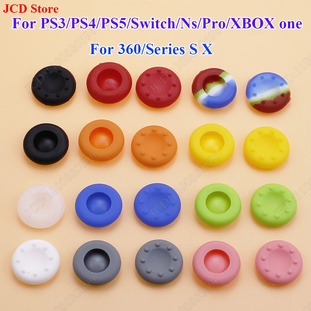 24PCS Non-Slip Silicone Analog Joystick Thumb Stick Grip Caps for PS2