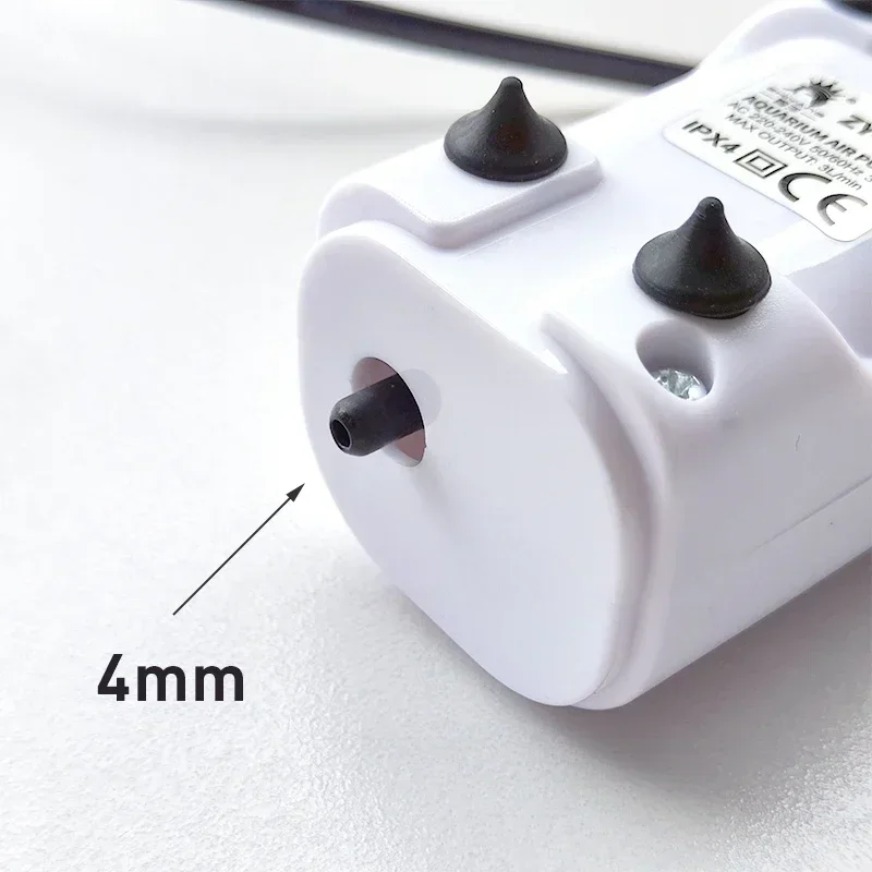 3W Silent Aquarium Air Pump Ultra Silent Fish Tank Air Compressor 220V-240V 110V Bubble Pump for Aquarium Oxygenation 2