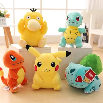 Pokemon Plush Stuff Toy Pikachu Charizard Doll Gengar Squirtle Plush Doll Espeon Glaceon Umbreon Soft Cartoon Toys Kids Gift 2