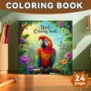 Coloring Book Animal Character Protrait Mandala Flowers 20*20cm 24 Exquisite Pictures Stress Relief Relaxtion For Adults Teens 1