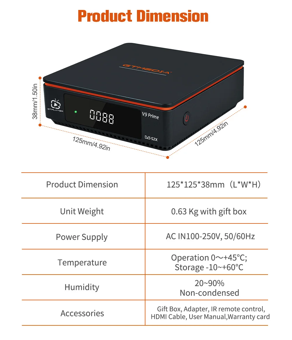 GTMEDIA V9   ű, DVB-S/S2/S2X Ƽ Ʈ HEVC/H265  2.4G WIFI BISS ڵ   ȭ