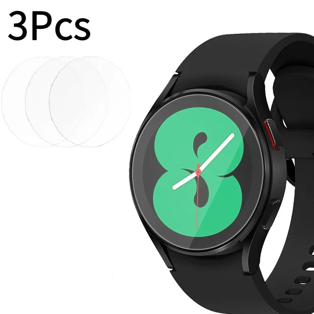 Tempered Glass for Samsung Galaxy Watch 4 44mm 40mm Screen Protector Galaxy Watch 4 42mm 46mm Anti-Scratch HD Clear Film 1-5 PCS 3 pieces