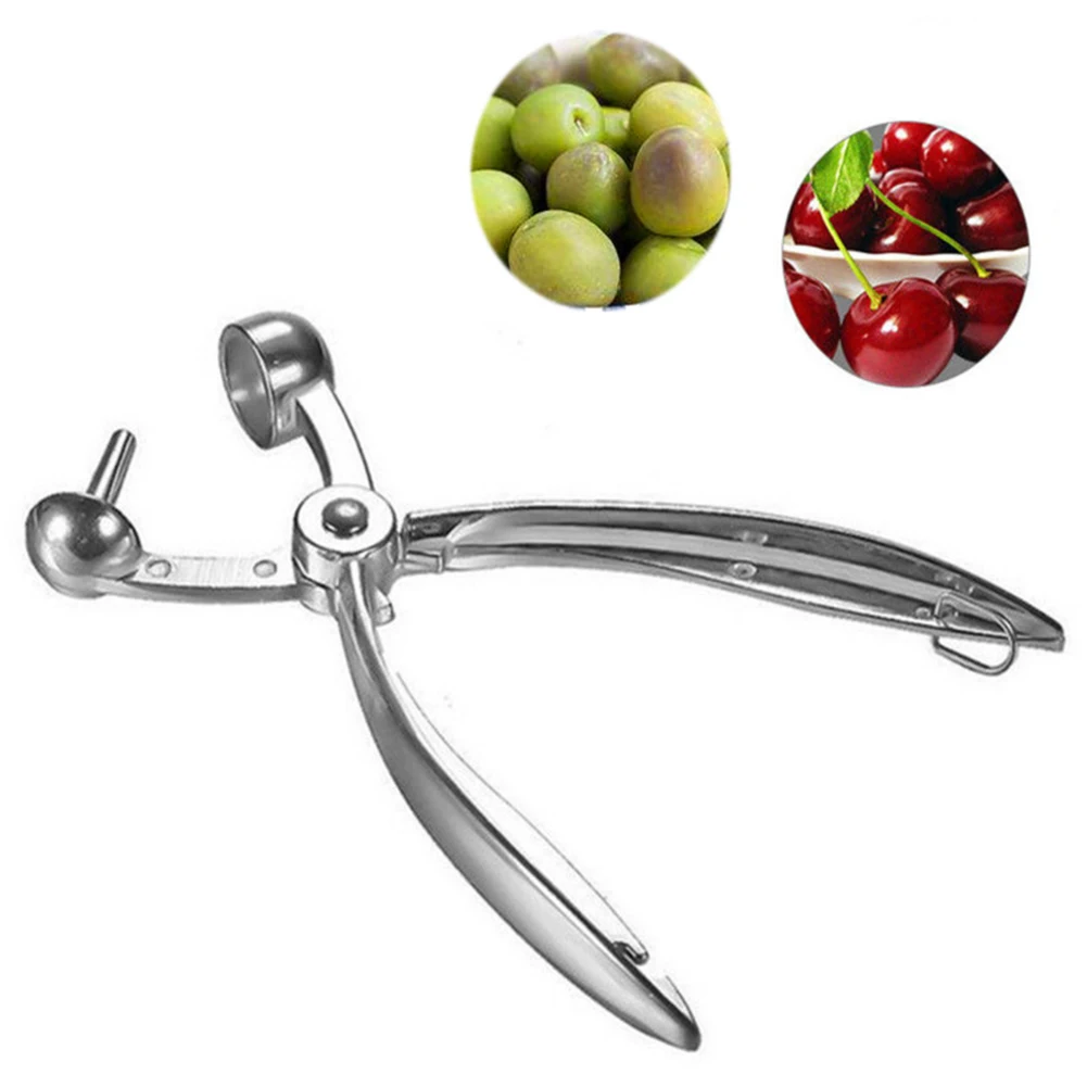 1PC Aluminum Cherry Pitters Olives Pitter Pits Easy Removal Core