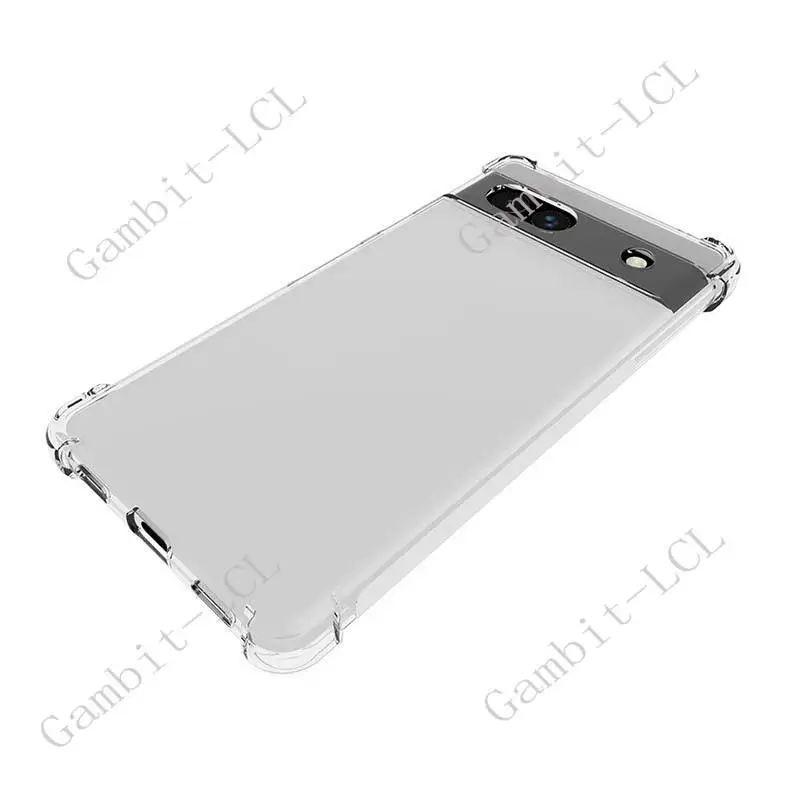 Shockproof Anti-Falling Silicone Case for Google Pixel 7a - Soft TPU Protective Back Cover