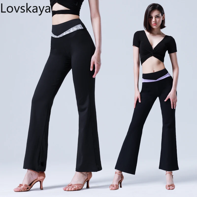 

Black Girls Dress The Dance Pants Women's Trousers Practice Clothes Pants Loose Aerobics