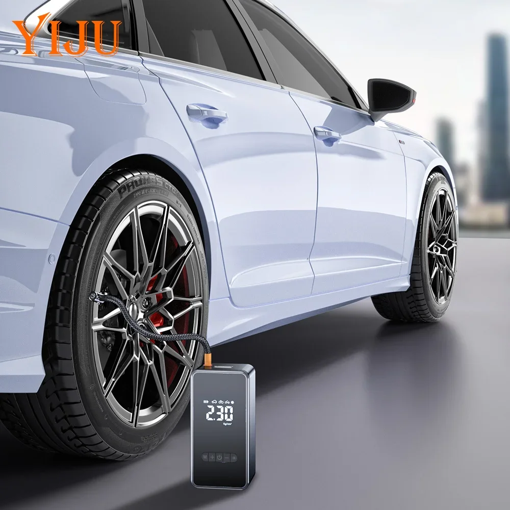 150PSI Wireless Inflatable Pump Handheld Digital Tire Inflator Lithium Battery Electric Car Air Compressor for Car Bicycle Balls