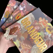 

Makeup night night flowers, sunset nine colors, eye shadow, pearlescent, matte flashing powder Baroque retro Gong Tingfeng