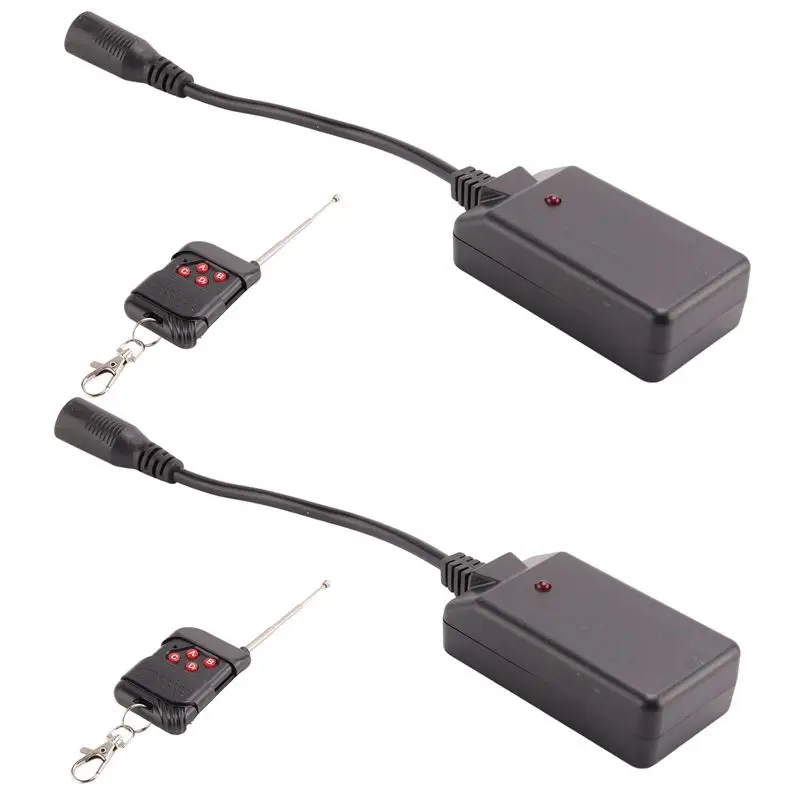AA87 2 Pcs AC 90-240V 3 핀 XLR 원격 제어 수신기 장비 컨트롤러 수용체 400W 500W 900W 1500W 연기 안개 기계