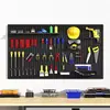Peg Board Wall Design Organizer Storage Kit Peg Board  Mount Perforated Board Metal Accessories Tools Packaging Wall Decoration 4