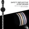 AirTag Pet Collar for Girl Boy Cats , Reflective Kitten Collar with Apple Air Tag Holder and Bell Quick Breakaway Release 6