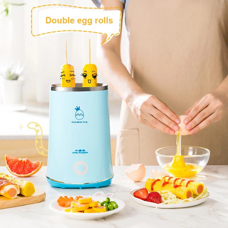 Double-tube Egg Roll Maker Multifunction Omelette Automatic Egg Boiler  Master Sausage Machine Egg Cooker Non Stick Cooking Tool