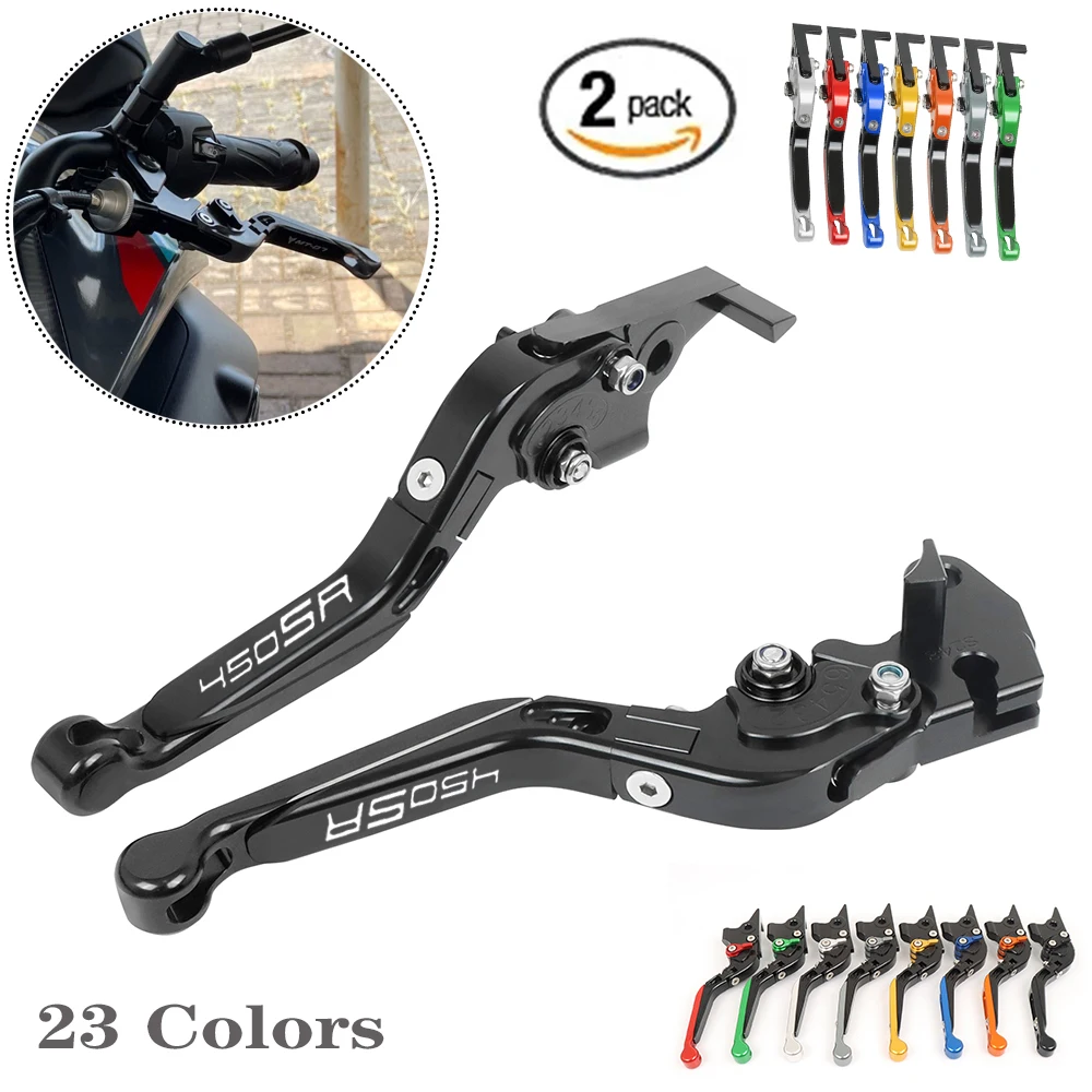 

For CFMOTO 450SR 450 SR 2020-2023 Motorcycle Adjustable Extendable Folding CNC Clutch Brake Lever Handles Levers Accessories