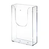 1 Pc Transparent Acrylic Card Holder, Special Storage Box For Office Desk Data Catalogue Rack Single-Layer Wall-Mounted Wall 1