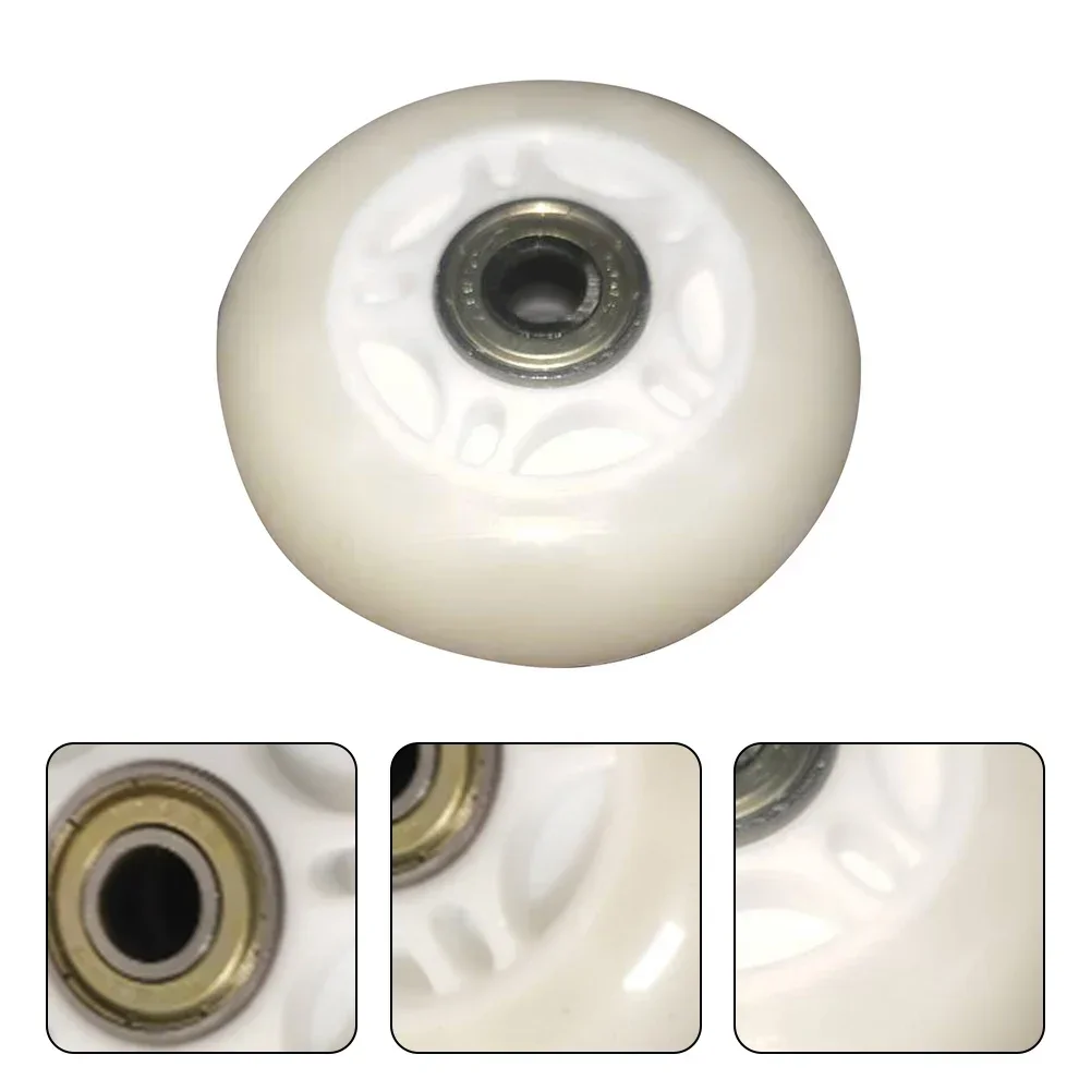 1pc 64/70/72mm Outdoor Inline Hockey Skate Wheels High Elasticity With Bearing Glitter Wheels For Skate Roller Skates Luggage roller skating wheels
