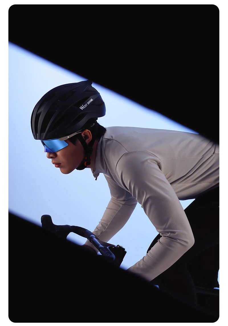 WEST BIKING Aero Beak TR90 Rahmen Radfahrbrille UV400 Kratzfest Beschlagfrei Leichte Sportsonnenbrille für Outdoor-Wanderungen – Detail 19