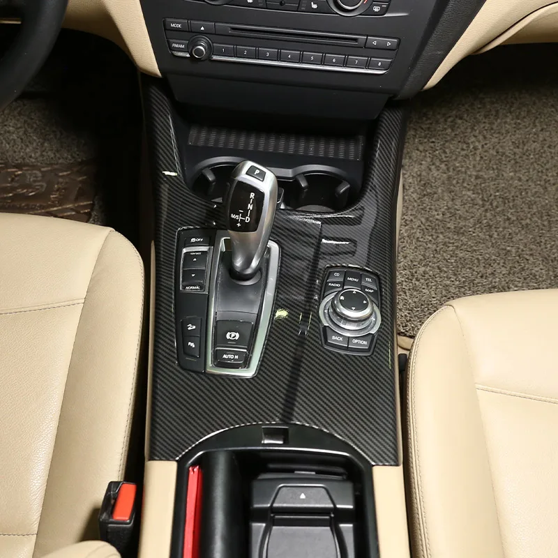 

LHD RHD для BMW X3 F25 X4 F26 2011-2017 Автомобильный Центральный контроллер Защитная панель крышка ABS углеродное волокно автомобильные аксессуары