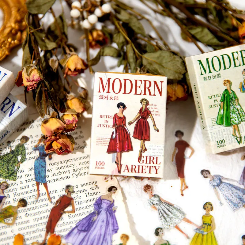 

Наклейка для женского платья, модные заметки, дневник, планировщик, нежелательный журнал, декоративное Скрапбукинг «сделай сам»