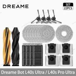 Replacement Accessories for Dreame Vacuum Cleaner: Main Side Brush, HEPA Filter, Mop Cloths & Dust Bag Set (Combination Pack 2)