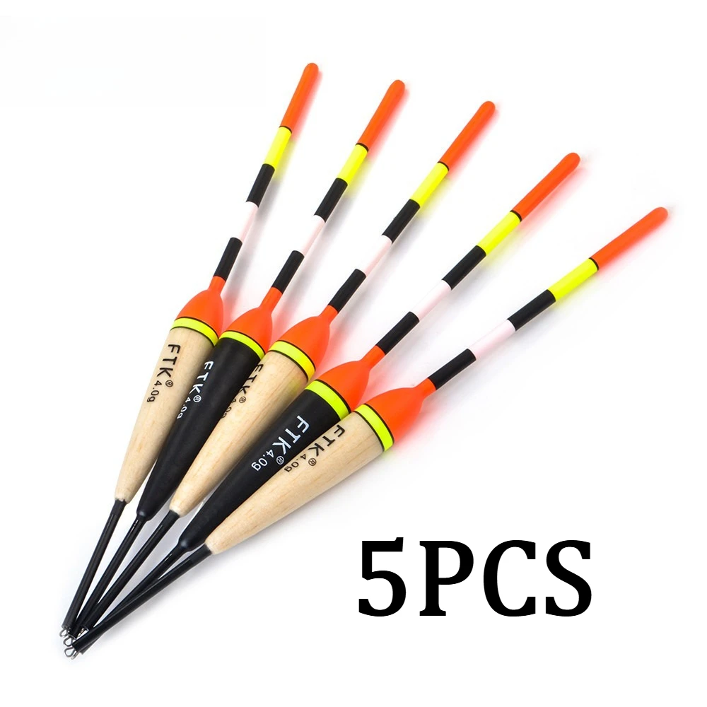 Set flotteurs pêche Barguzinsky 5 pièces 2g-5g - flotteurs verticaux professionnels pour pêche précise
