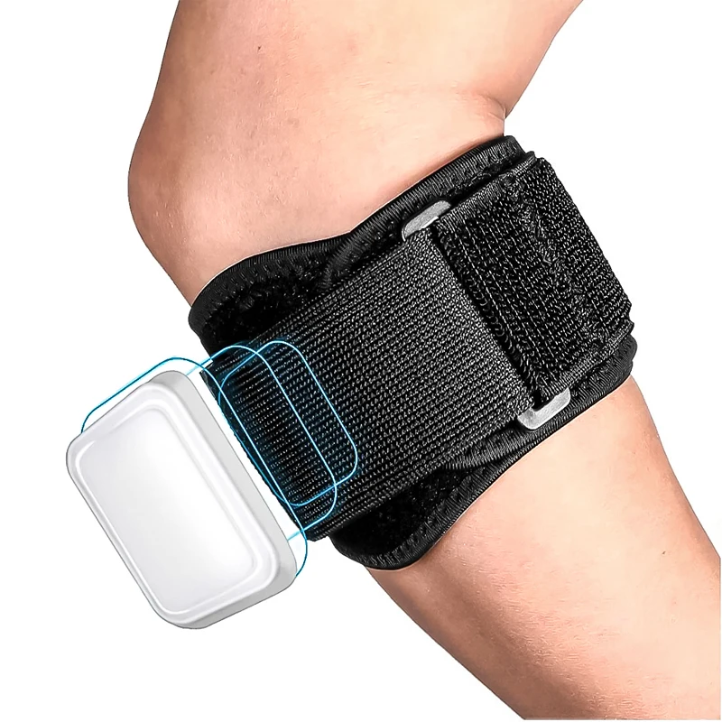 Tennis Elbow Brace Strap Adjustable Compression Elbow Support Band for Tendonitis Golfers Elbow Forearm Pain Relief