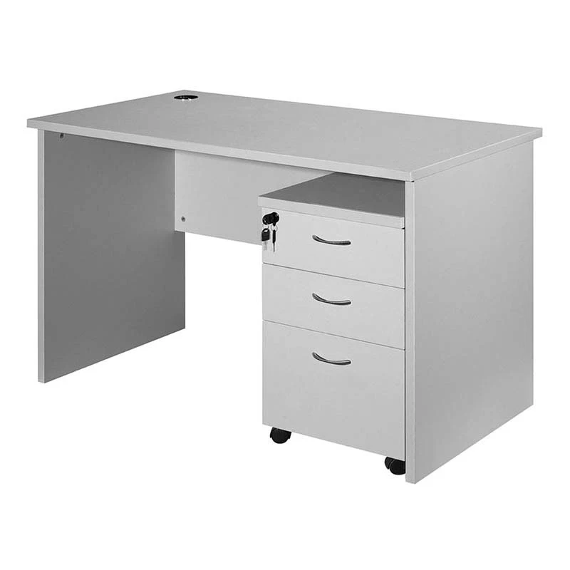 Staff office desks,  chairs, desktops, household writing desks, drawer cabinets, single person 1.2-meter simple