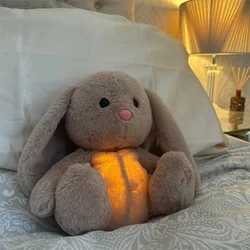 Breathing Plush Sensory Relief Bunny Toy With Sleeping Time Baby For Babies Otter Comforter That Breathes Music Night Light Toys