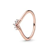 Exquisite Sparkling Wave 925 Silver Ladies' Logo Crown Wish Ring Lover's Day Exquisite Jewelry Gift 5
