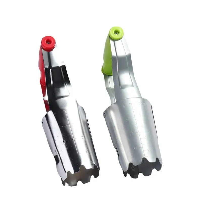 Garden Hardware Farming Tools Seeding Tools Transplanting Seedlings Stainless Steel Vegetable and Flower Transplanter mini garden tools,plant seed sower,handheld seed dispenser,garden seeder tool