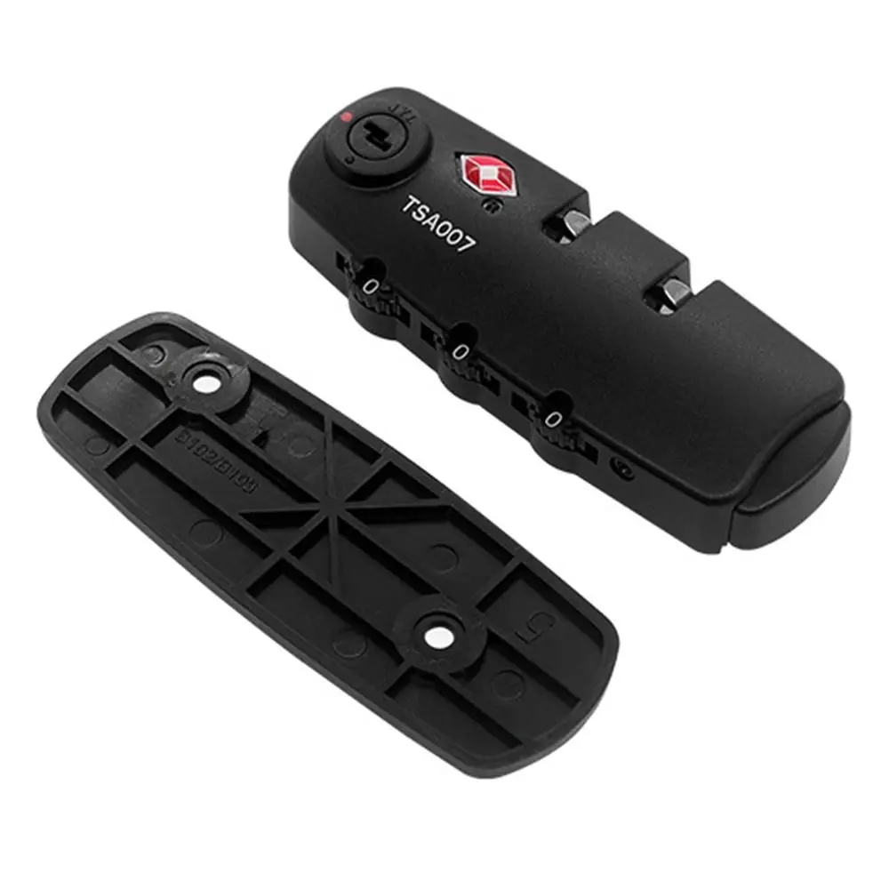 TSA 3 자리 암호 보안 잠금 장치, 여행 가방 수하물 코드 잠금, 찬장 캐비닛 사물함 자물쇠, 여행 가방 잠금