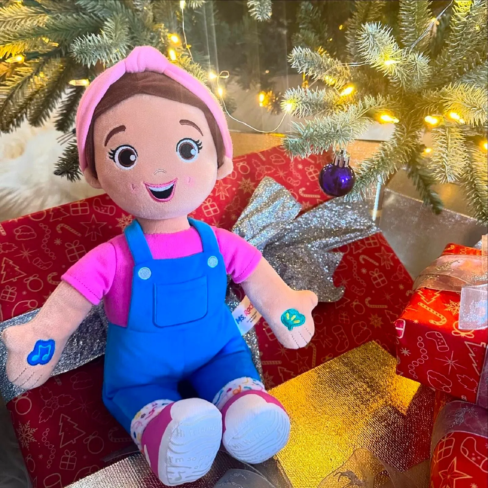 Miss Rachel Plush Doll Toy Gift Cartoon Style Children's Rag Doll