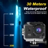 4K/30fps Ultra HD Action Camera WiFi 2.0-inch Waterproof Helmet Video Recording Camera Sports Camera Outdoor Mini Portable Cam 2