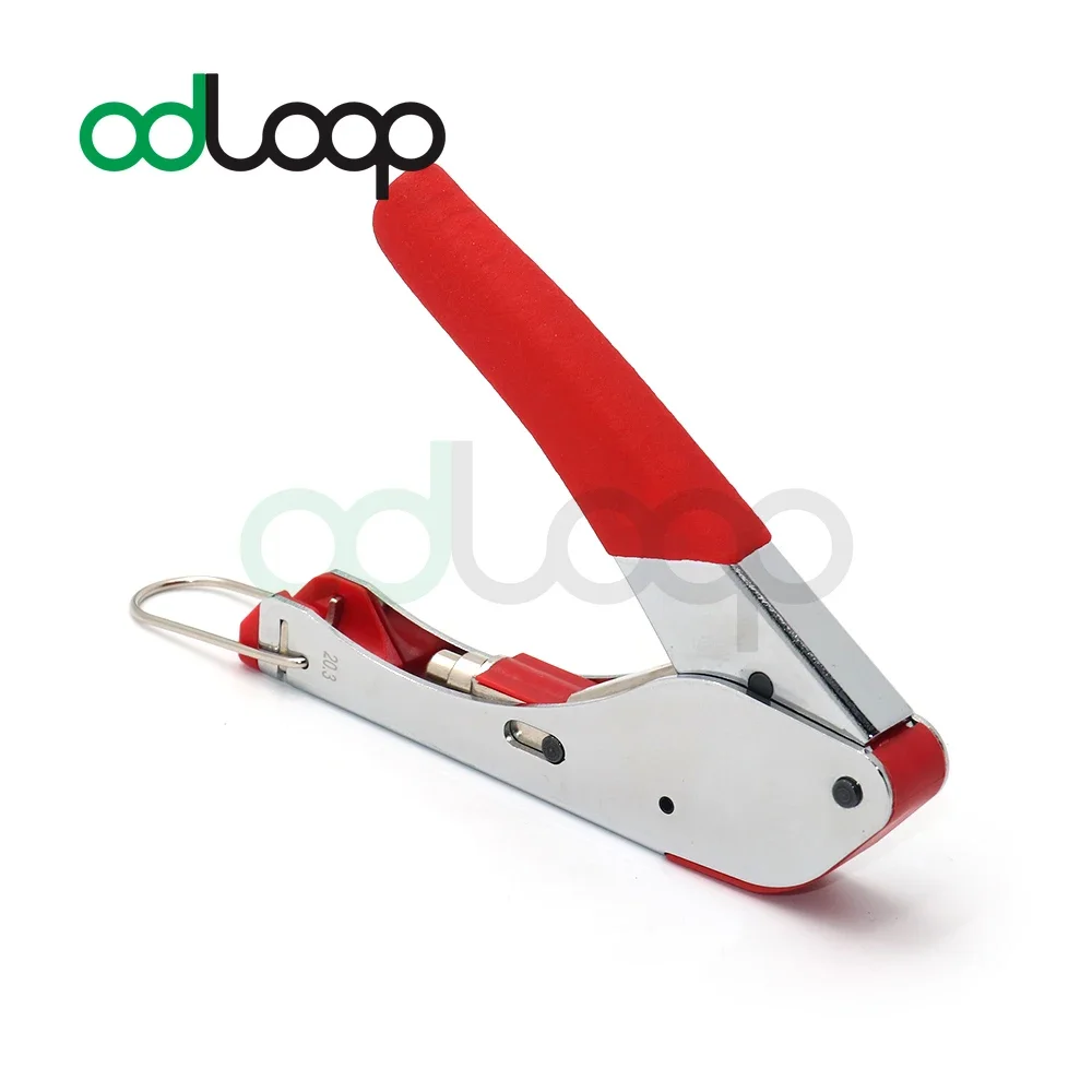 ODLOOP Coaxial Cable Crimping Plier Connector Compression Hand Tool Crimper For Coaxial RG6 RG59 F RCA Coax Cable Cutter