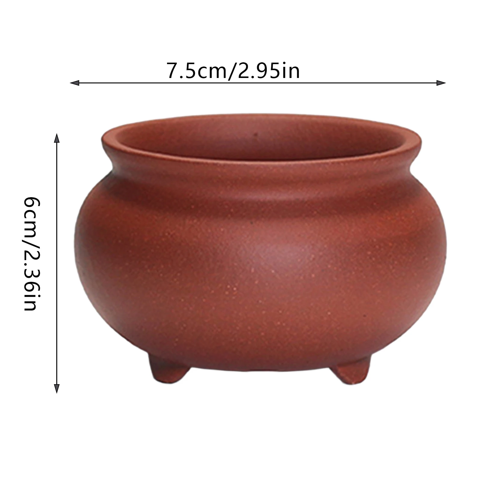 Elegant Ceramic Planter: Round Indoor/Outdoor Flower Pot with Drainage