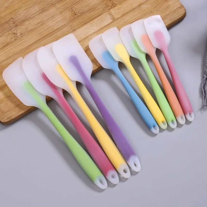 

Silicone Cake Cream Scraper Baking Tools Spatula Cookie Pastry Non-Stick Butter Cooking Kitchen Mixer Scoop