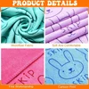 1pc Ultra Fine Fiber Super Absorbent Pet Bath Towel, Fast Drying, Soft and Comfortable Small To Large Dog and Cat Grooming Towel 2