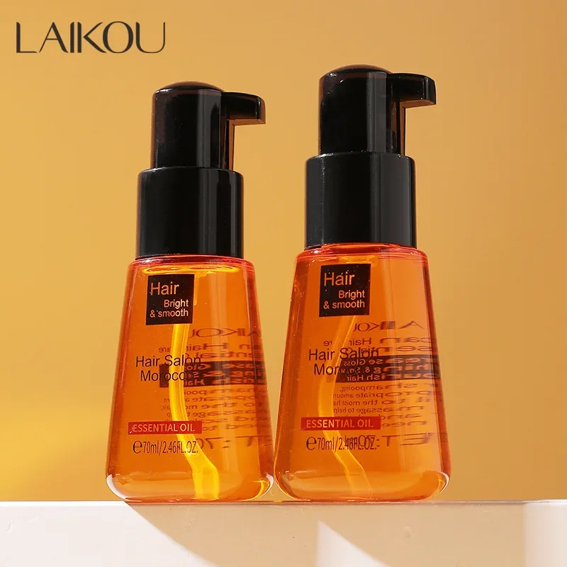 LAIKOU Hair Care Moroccan Pure Argan Oil Hair Essential Oil For Dry Multi-functional Argan Care Products For Woman