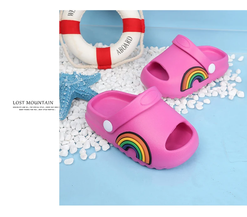 children's shoes for high arches Summer Kids Shoes for Girl Sandals Baby Toddler Non-slip Boys Fashion Beach Slides Bone Resinchildren Lightweight Water Shoes children's sandals near me