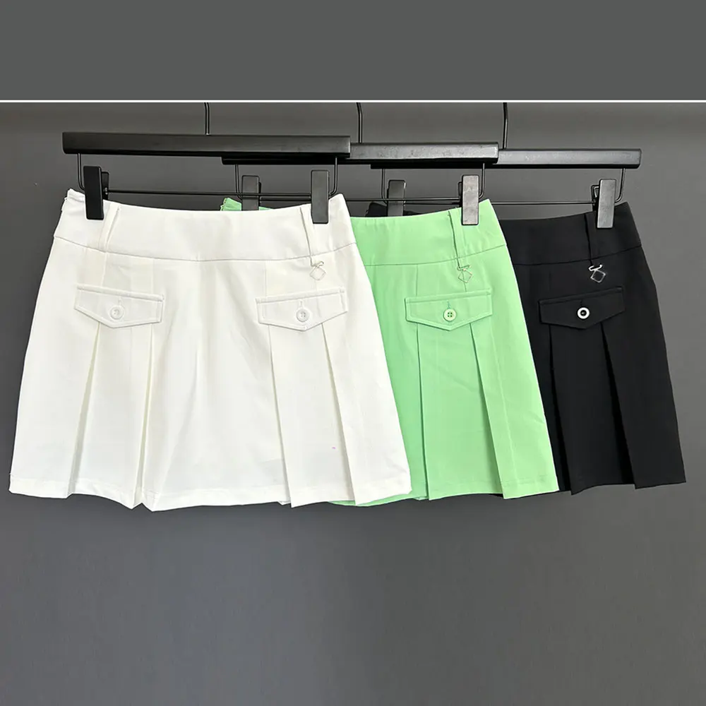 New women's golf short skirt summer outdoor half skirt pleated skirt, comfortable, quick drying, sporty,