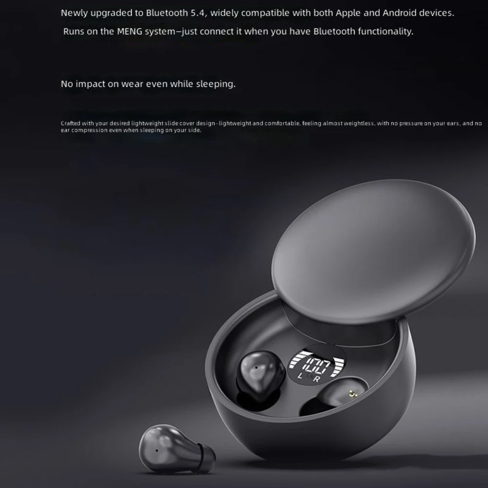 Wireless Bluetooth Earbuds with Touch Control and LED Power Display
