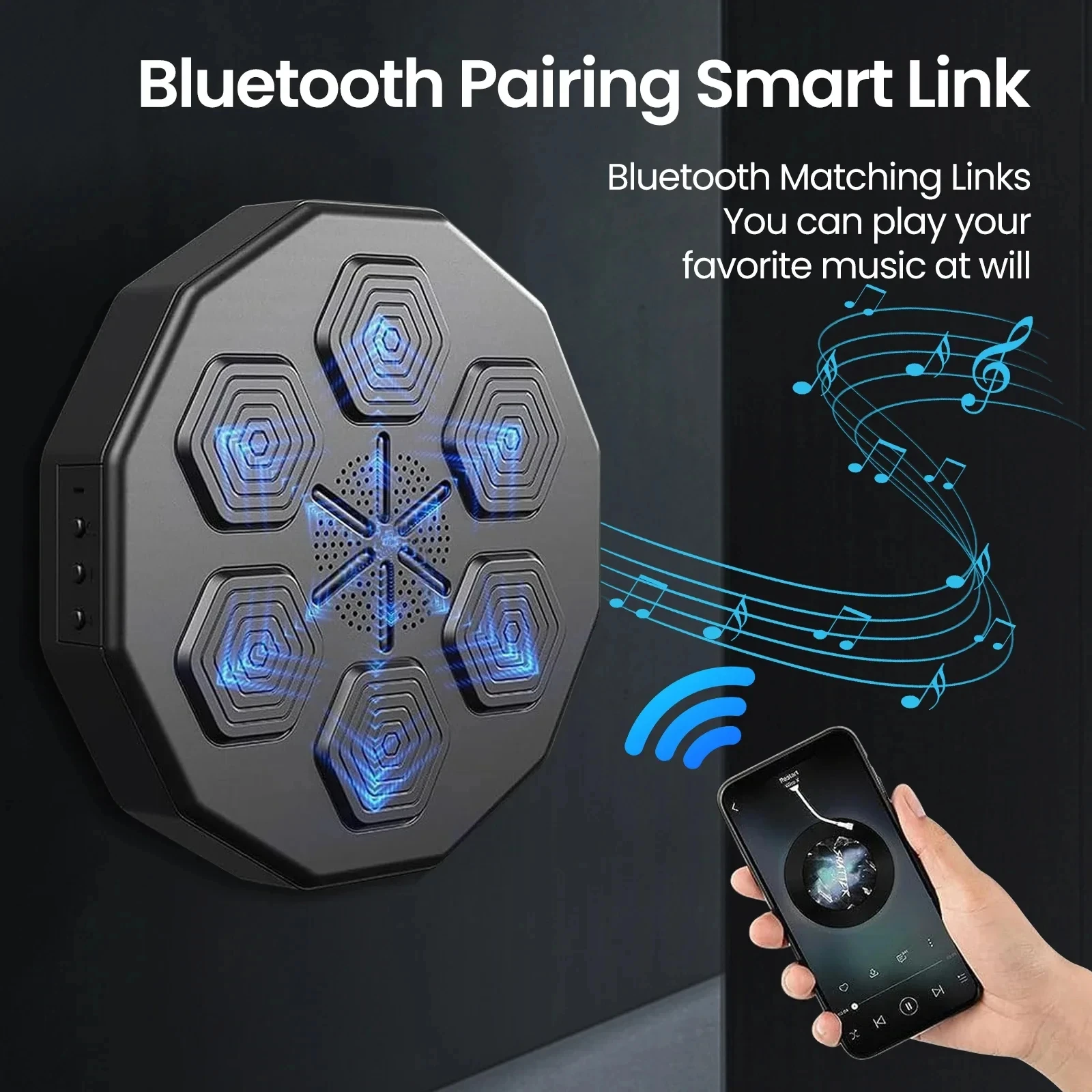 Untica Music Boxing Machine, Smart Bluetooth Connection Boxing