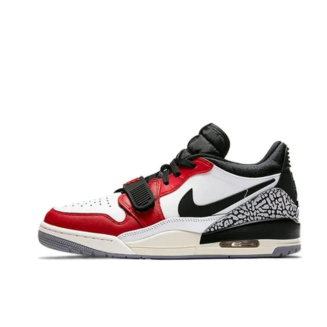 thumbnail image 1 of Zapatillas de baloncesto AIR JORDAN LEGACY 312 Low para hombre, amortiguadoras, antideslizantes, resistentes a la abrasión, color blanco, azul y rojo, 1 of 5